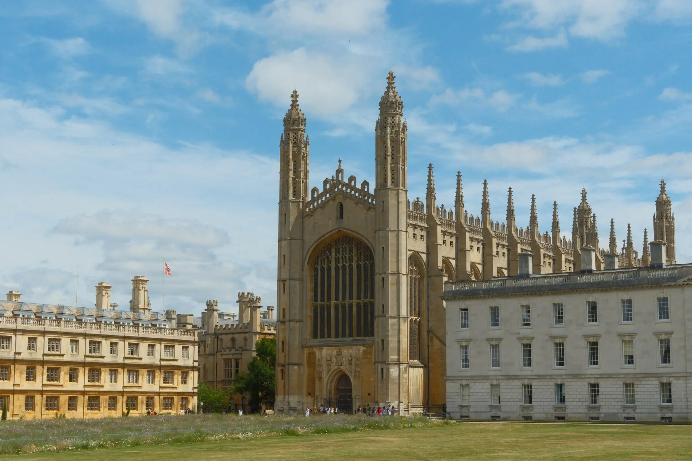 King's College Chapel on a sunny day — Cambridge